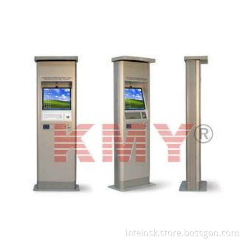 15'' Free Standing Outdoor Information Interactive Touch Ki